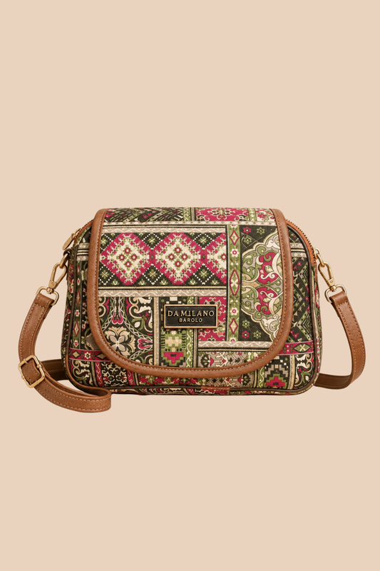 Ethnic Printed Crossbody Sling Bag – Multicolor
